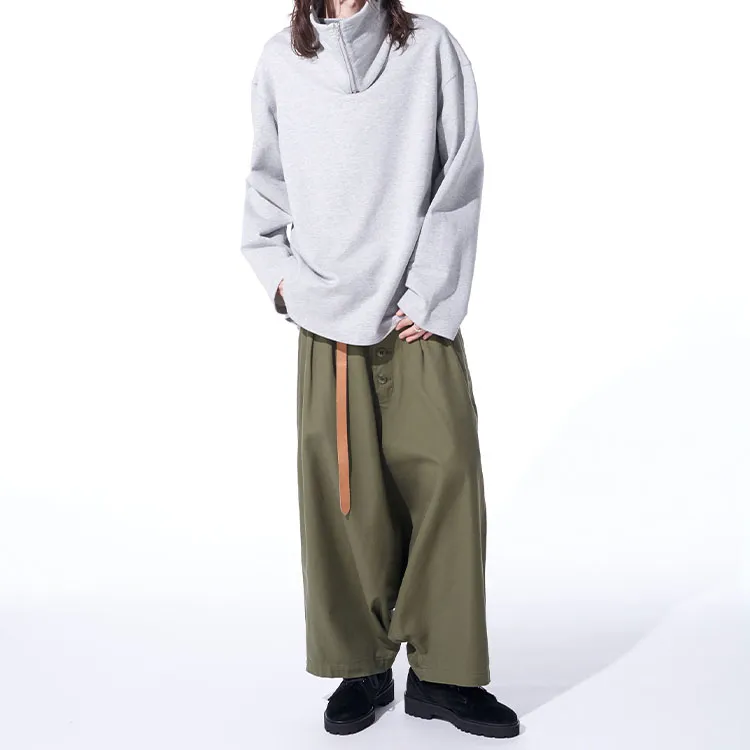 Yohji Yamamoto Casual Pants Unisex Green-6
