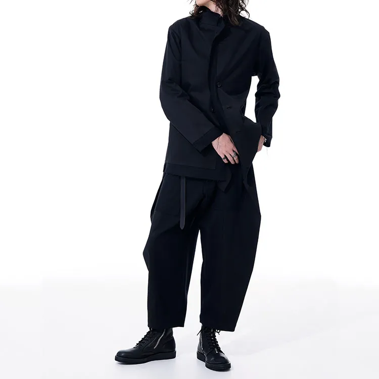 Yohji Yamamoto Casual Pants Men Black-2