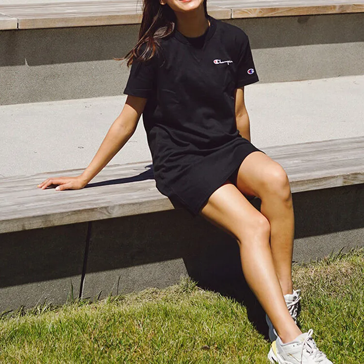 Champion T Shirt US Version Women's Black-2