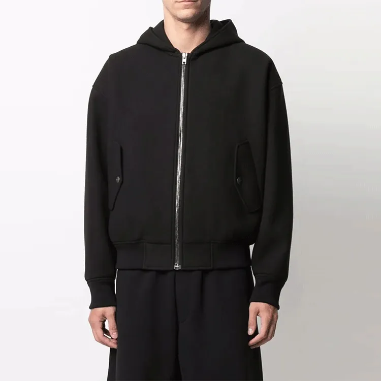 MOSCHINO Logo Printed Zipped Hoodie-1