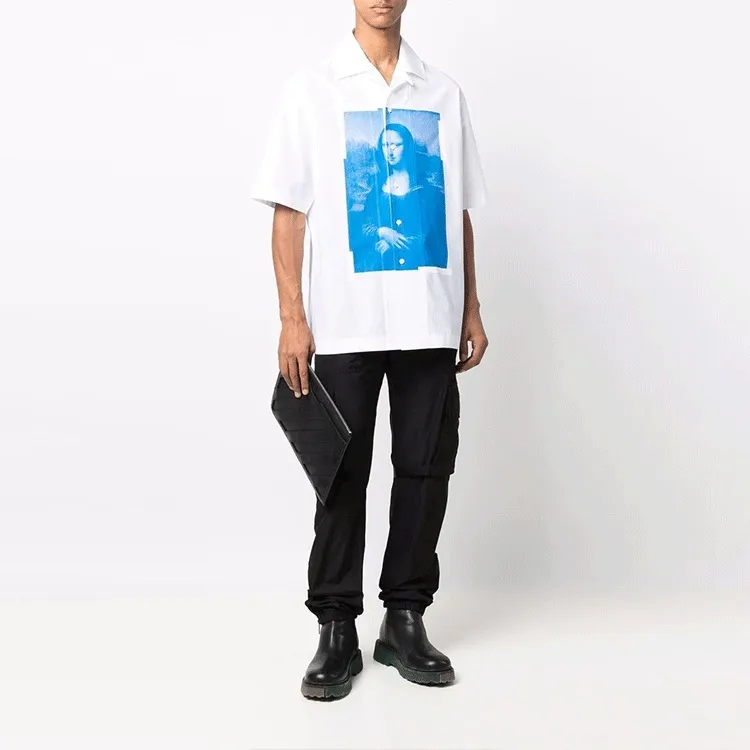 Off  Monalisa Short sleeve Shirt-1