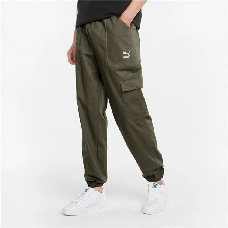 PUMA Cargo Pants Men Army Green-5