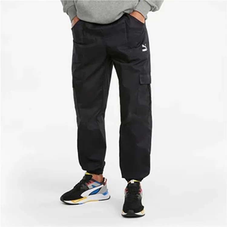 PUMA Cargo Pants Men Black-5