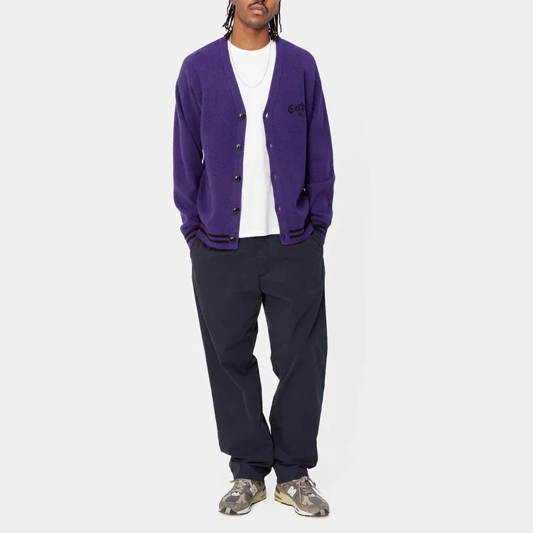 Carhartt WIP SS24 Calder Pant Poplin Casual Pants Men's Marine Blue-2