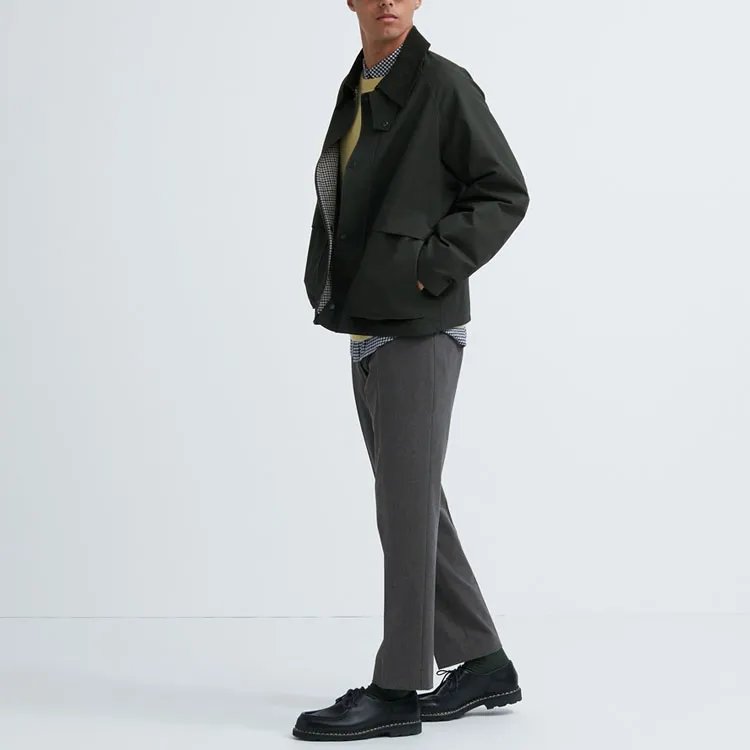 UNIQLO Suit Trousers Men Dark Gray-1