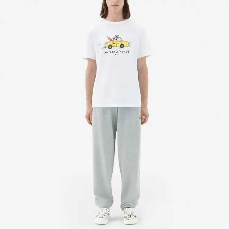Maison Kitsune T Shirts Unisex White-3