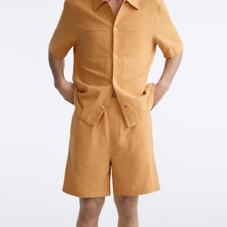 ZARA Casual Shorts Men's Orange-5
