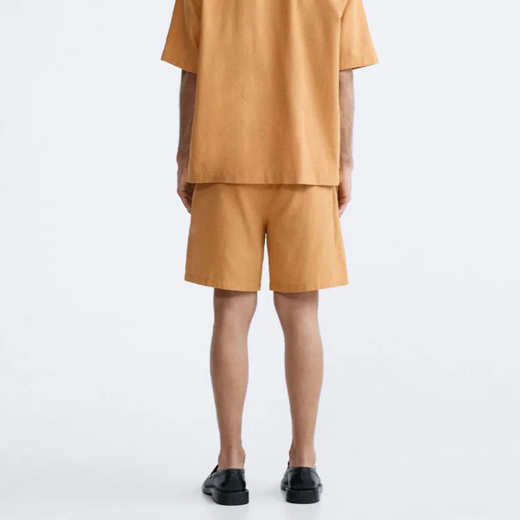 ZARA Casual Shorts Men's Orange-4