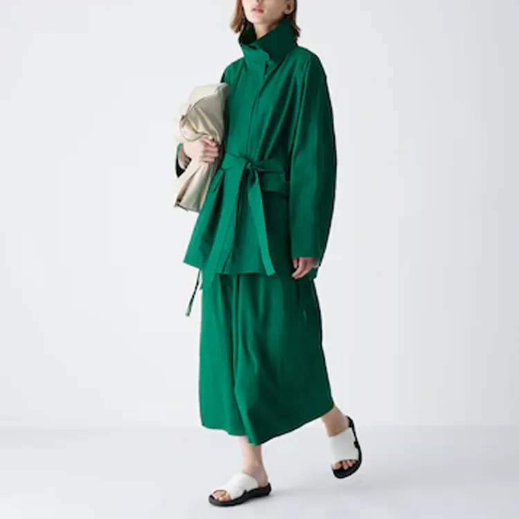 UNIQLO SS24 Casual Long Skirts Women's Green-1