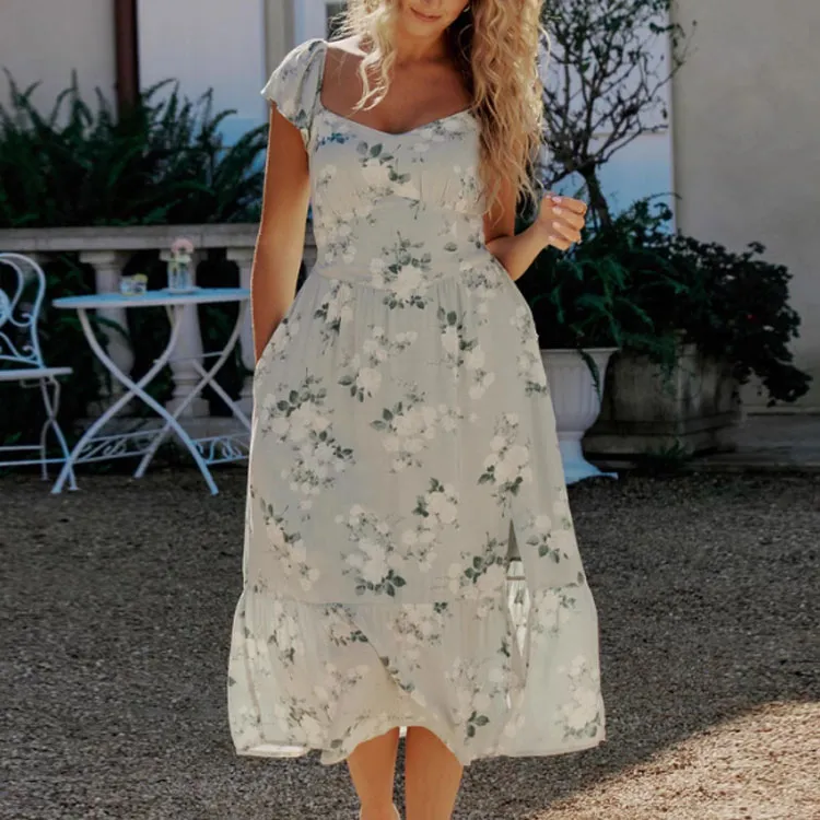 Hollister Short-Sleeved Dresses Women's Mint Green-4