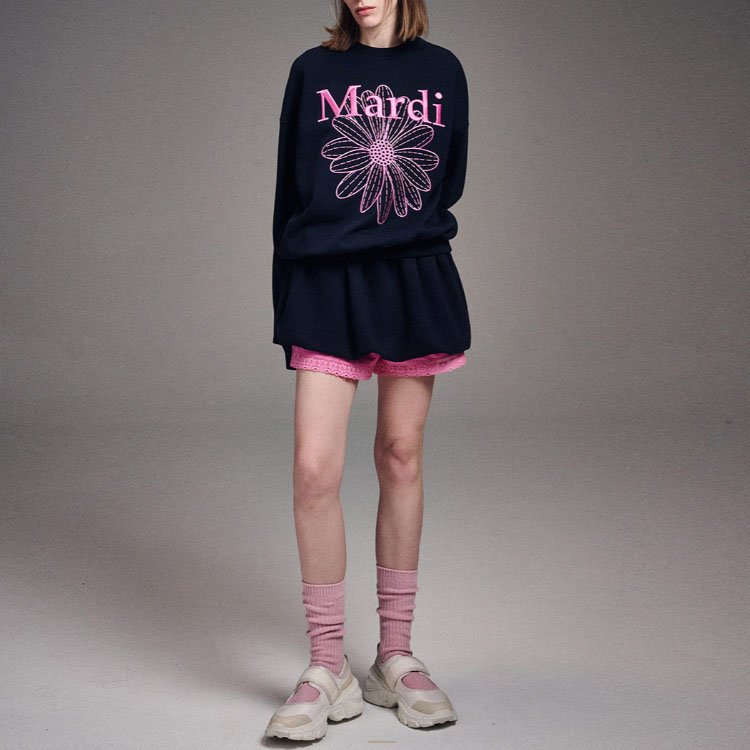 MARDI MERCREDI Sweatshirt Korean Style Women's - POIZON