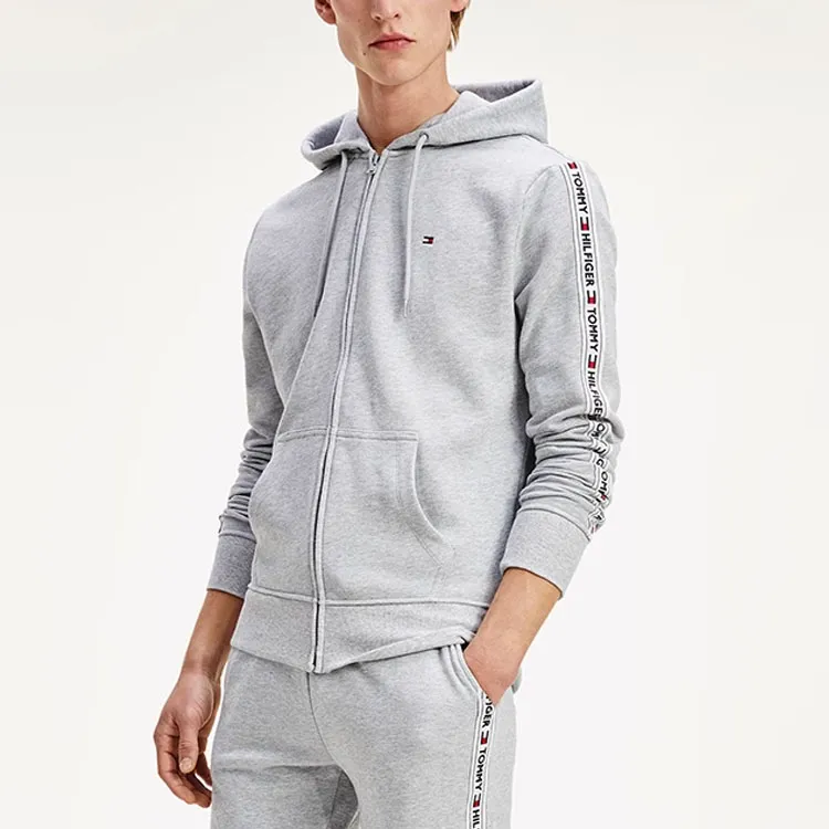 Tommy Hilfiger Hoodie Men's Gray-2