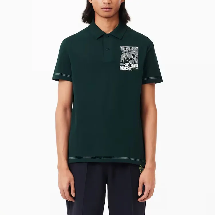 LACOSTE Polo Shirt Men's Forest Green-2