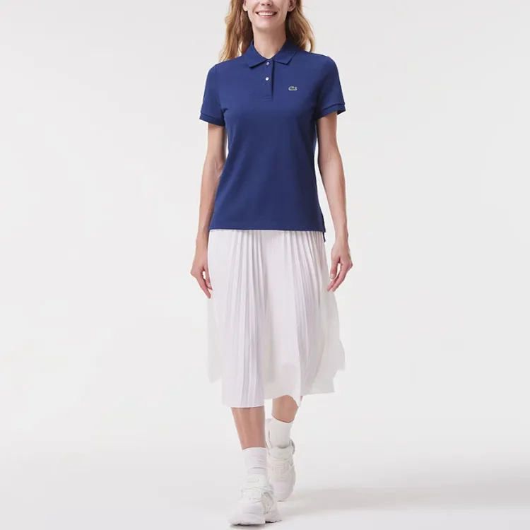 LACOSTE Polo Shirt Women's Dark Blue-1