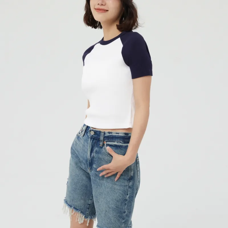 GAP Crop Tops Women's White-3