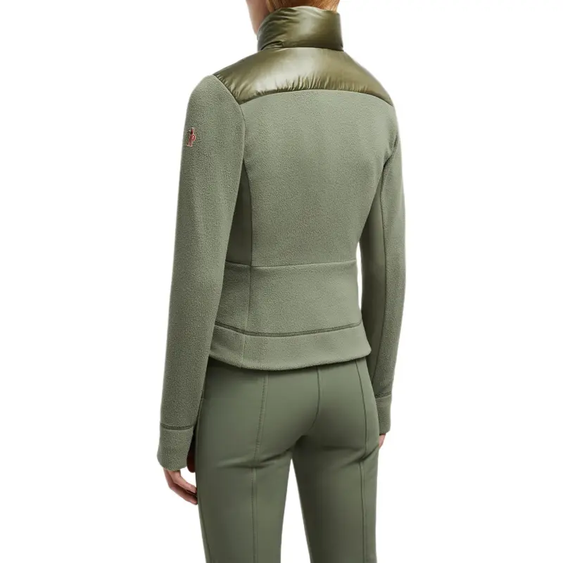 Moncler Zip-Up Knit Padded Sweatshirt-3