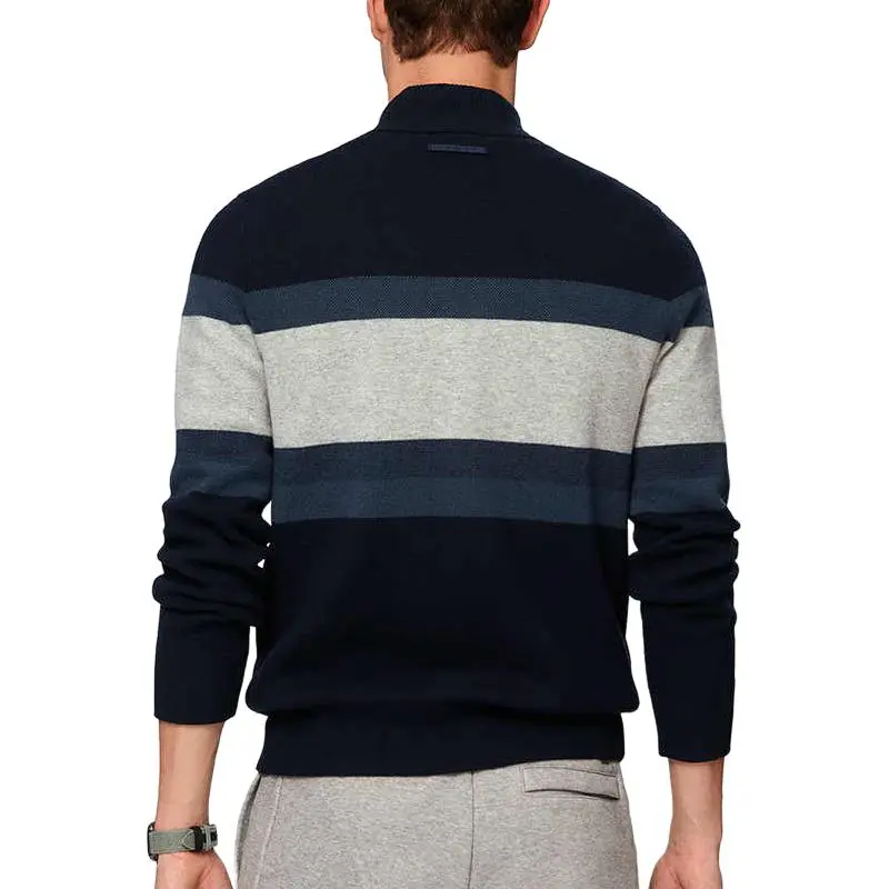 HAZZYS Sweater Men's Dark Navy Blue-3
