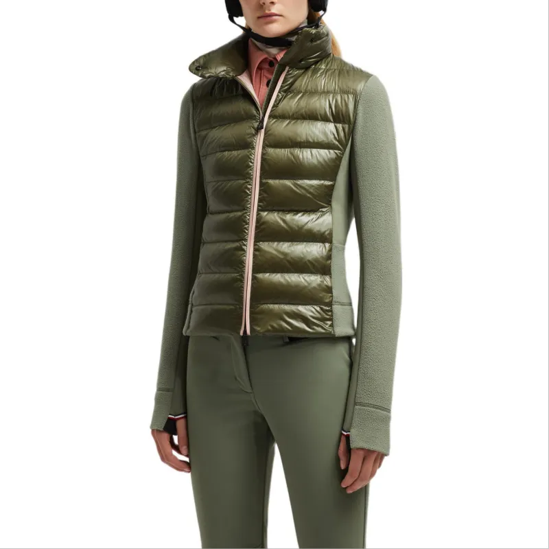 Moncler Zip-Up Knit Padded Sweatshirt-2