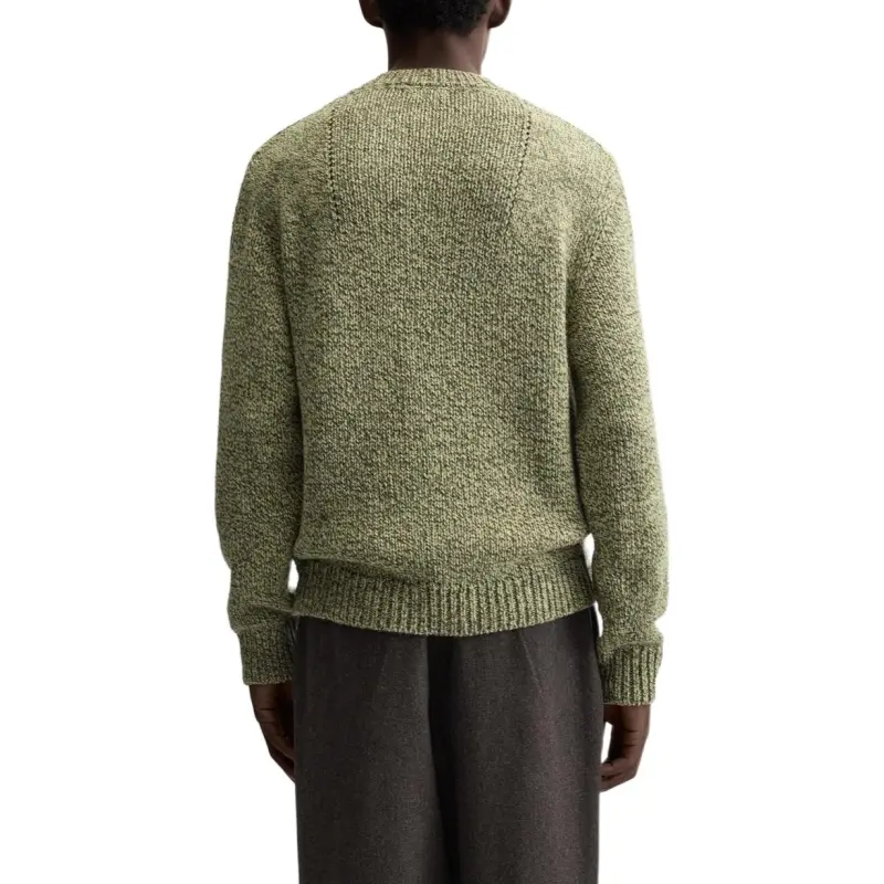 ZARA Sweater Men's Zebra Print Green-4