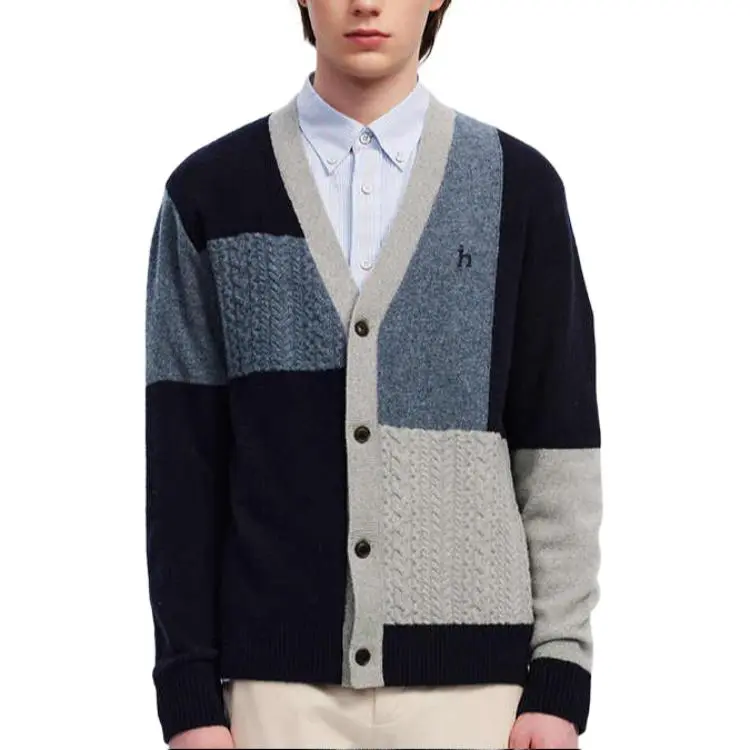 HAZZYS Sweaters Men Navy Blue-1
