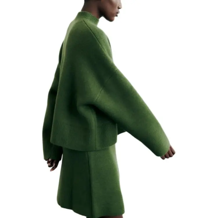 ZARA Sweaters Women's Green-3