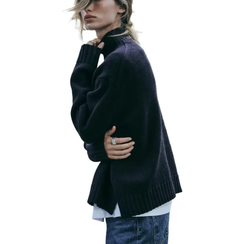 ZARA Sweaters Women's Sea Blue-3