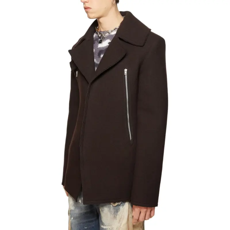 Acne Studios Zip Detailed Felted Jacket-3