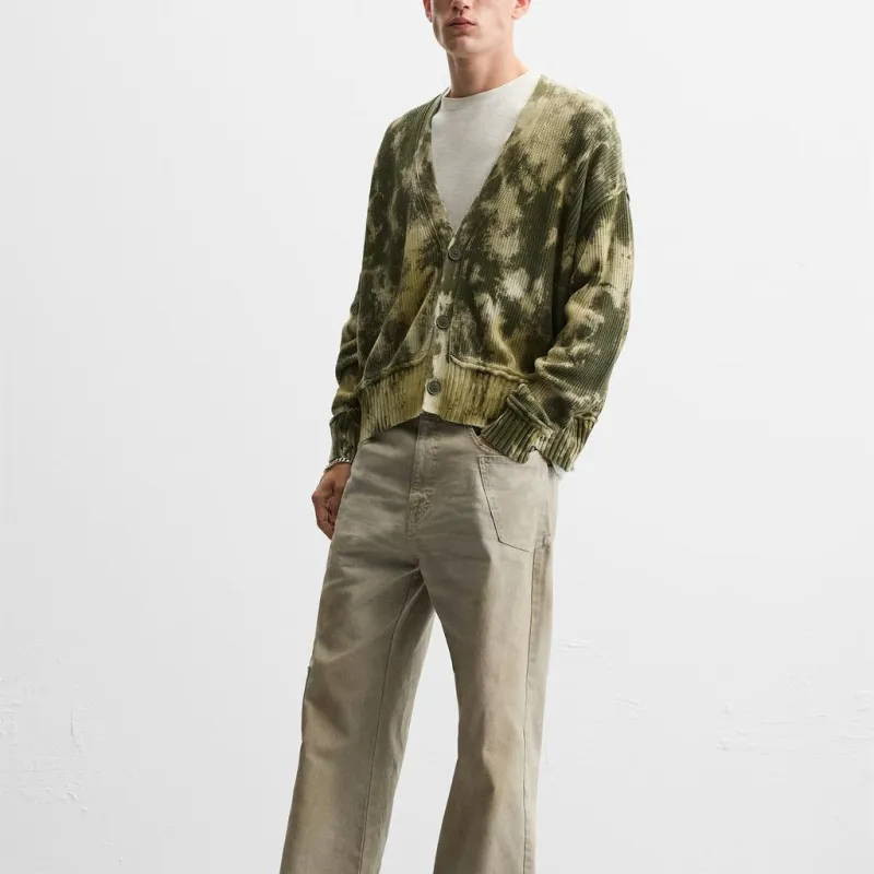 ZARA Knitwear Men Green-3