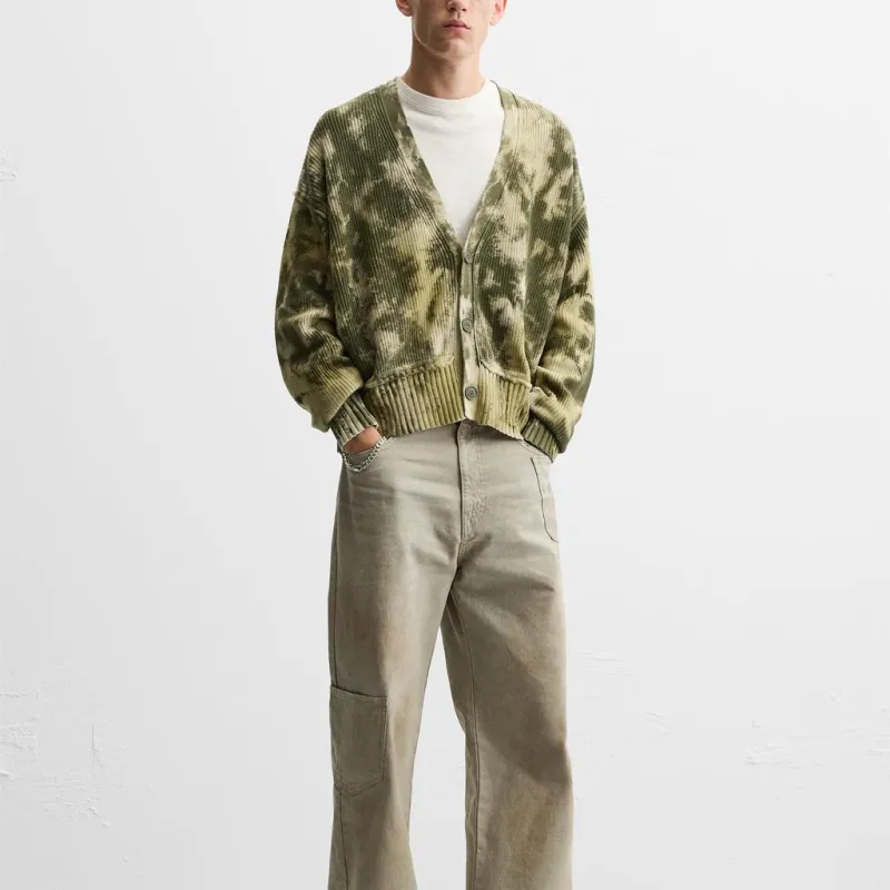 ZARA Knitwear Men Green-2