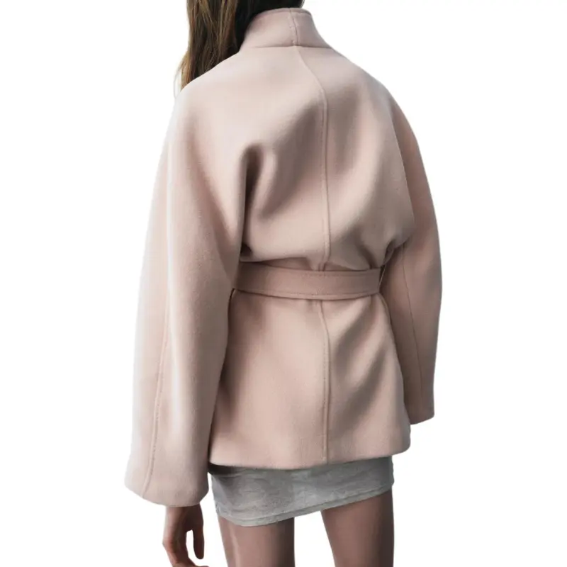 ZARA ZW Series Coats Women's Light Pink-3