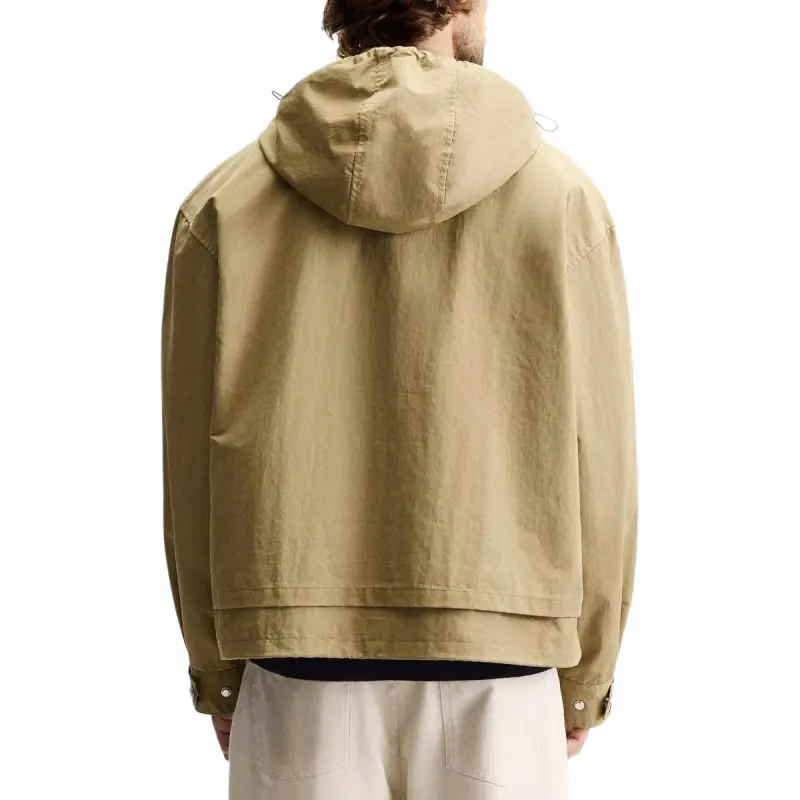 ZARA Jackets Coats Men's Olive Green-4