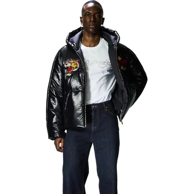 Ed Hardy x BRUNO FW24 Jacket Men's Black-2