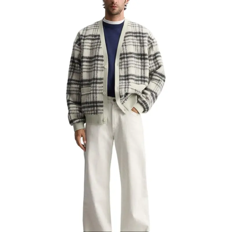 ZARA Knitwear Men's Black/White-2