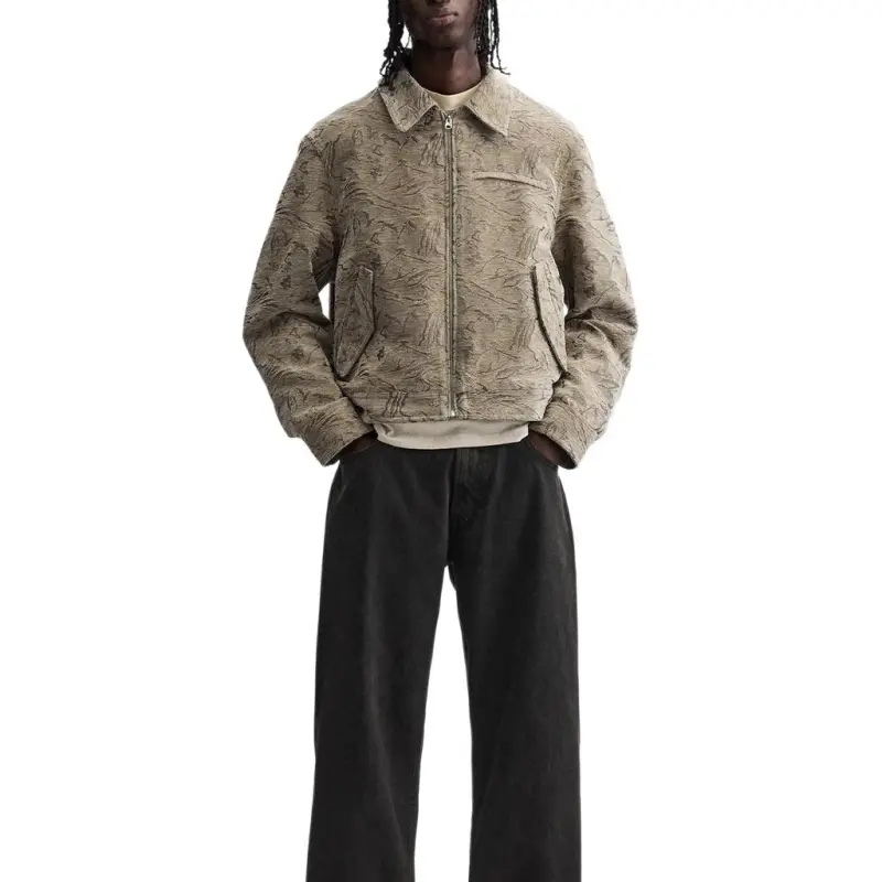 ZARA Jackets Men Beige-2