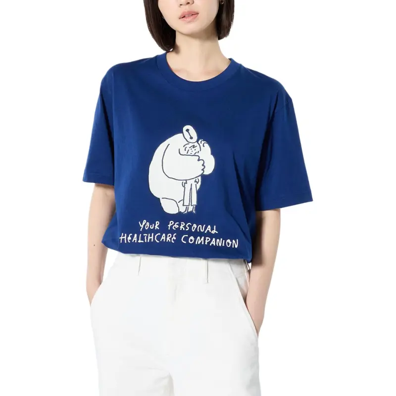 UNIQLO Yu Nagaba Collaboration T Shirts Unisex Dark Blue-2