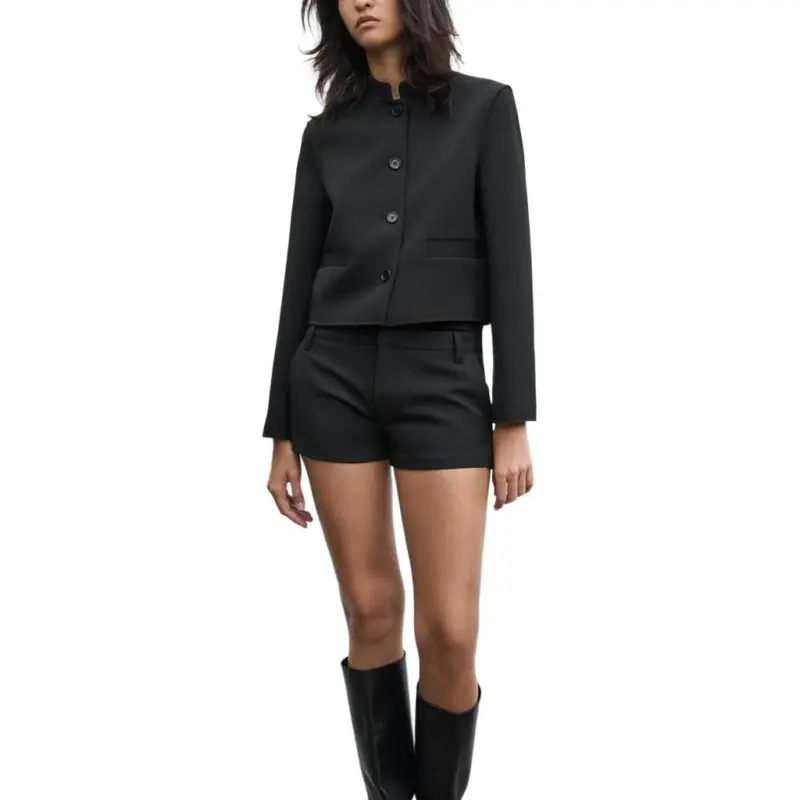 ZARA ZW Series Jackets & Coats Women's Black-2