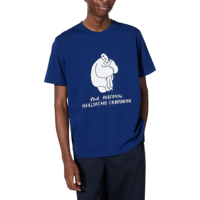 UNIQLO Yu Nagaba Collaboration T Shirts Unisex Dark Blue-1