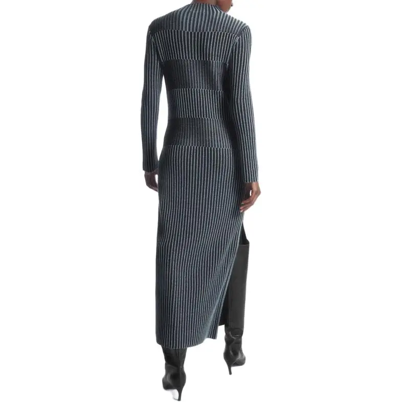 COS Long Sleeved Dresses Women's Blue-3