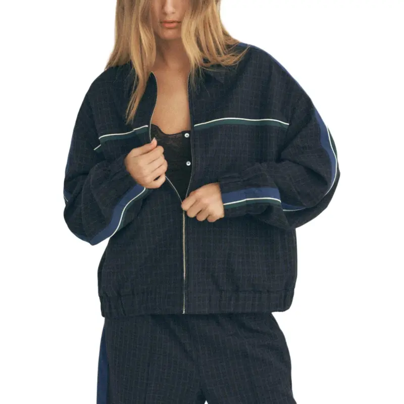 ZARA Jackets Coats Women's Marine Blue-2
