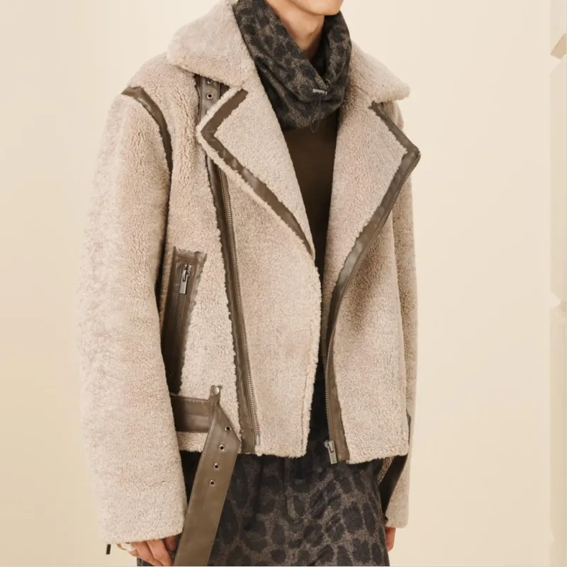 ZARA Velvet feel Coat Men's Dark Taupe-5