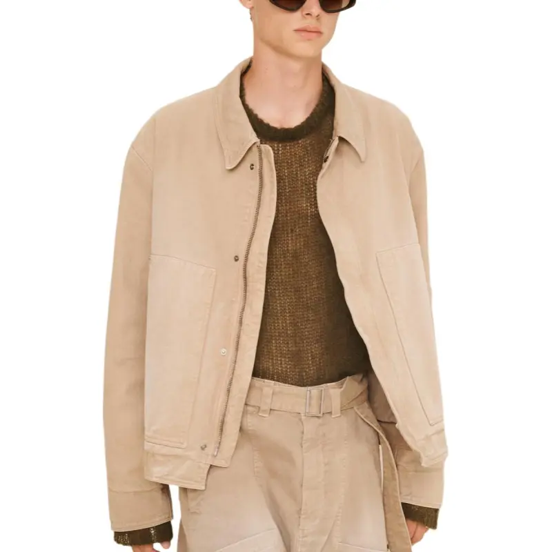 ZARA Jackets Men Sand-4