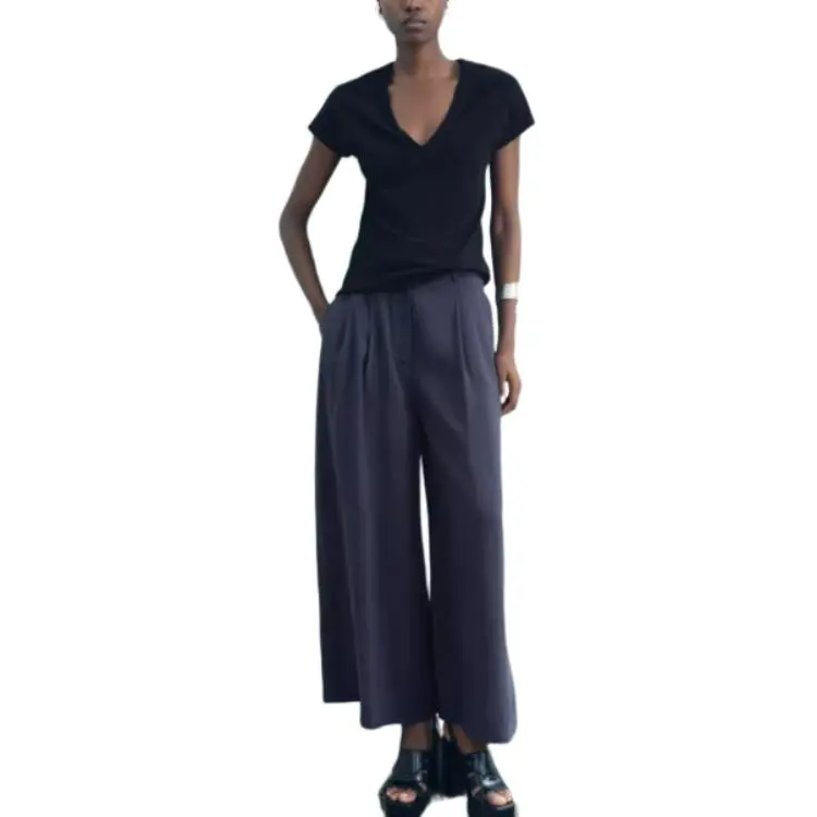 ZARA T-Shirts Women's Black-4