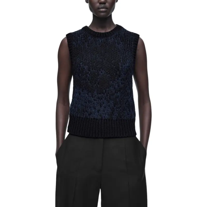 COS Chris Perani Collaboration Tank Tops Women's Navy Blue-1
