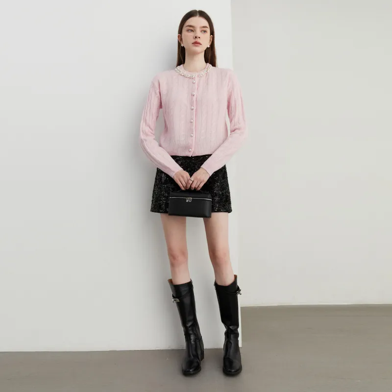 DPLAY Knitwear Women's Cherry Blossom Pink-3