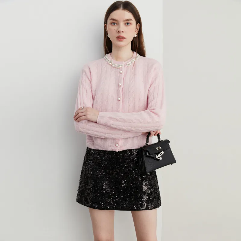DPLAY Knitwear Women's Cherry Blossom Pink-1