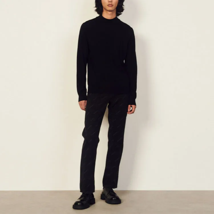 Sandro Mock neck Wool Jumper-1
