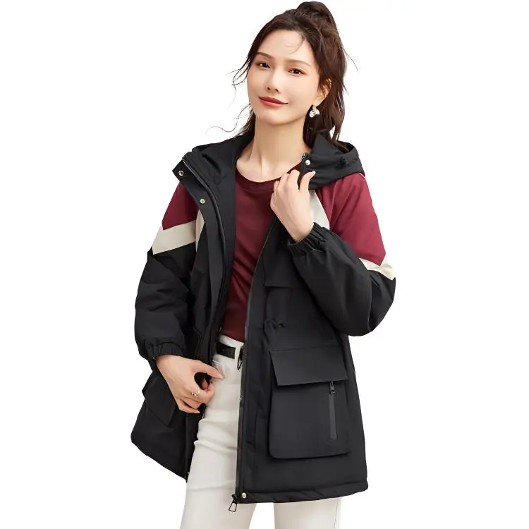 TERRE BLEUE Puffer Jacket Women's Black-5