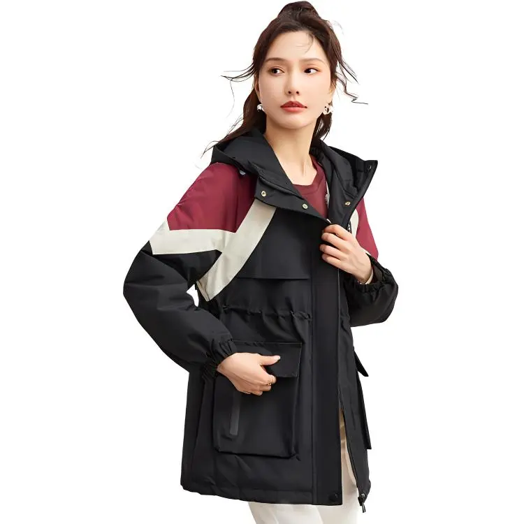 TERRE BLEUE Puffer Jacket Women's Black-2