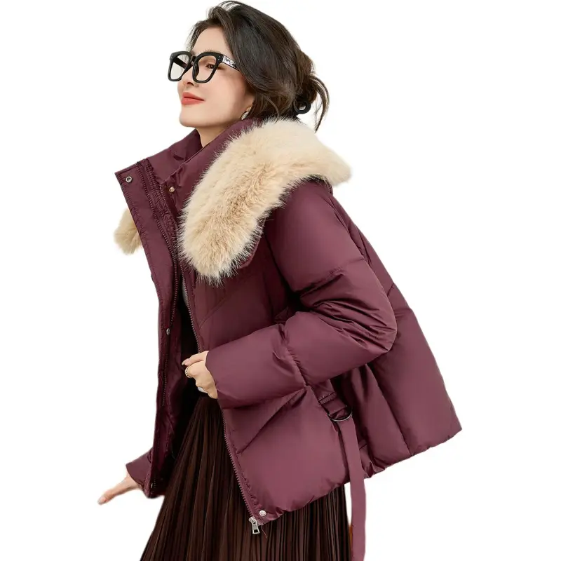 CARBAMMI Puffer Jacket Women's Purple-1
