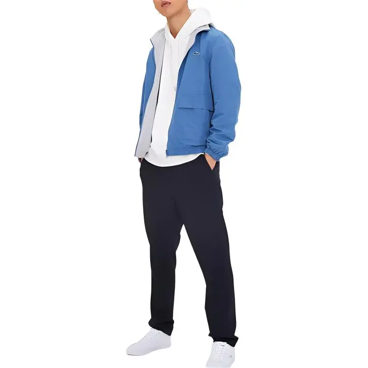LACOSTE Jackets Coats Men's Blue/Gray-5